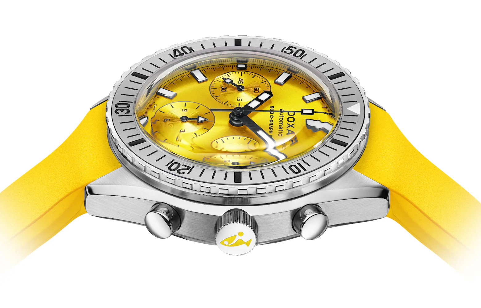 Doxa Sub 200 C-Graph II Diving Star Rubber Watch - Image 2
