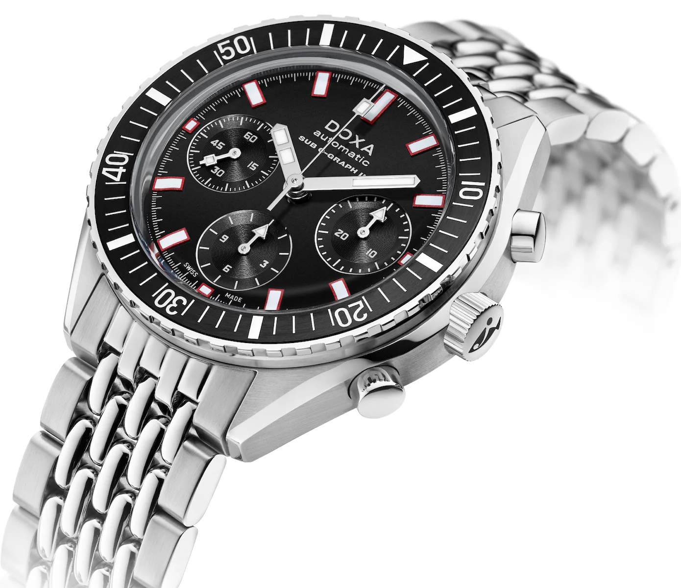 Doxa Sub 200 C-Graph II Sharkhunter Bracelet Watch - Image 2