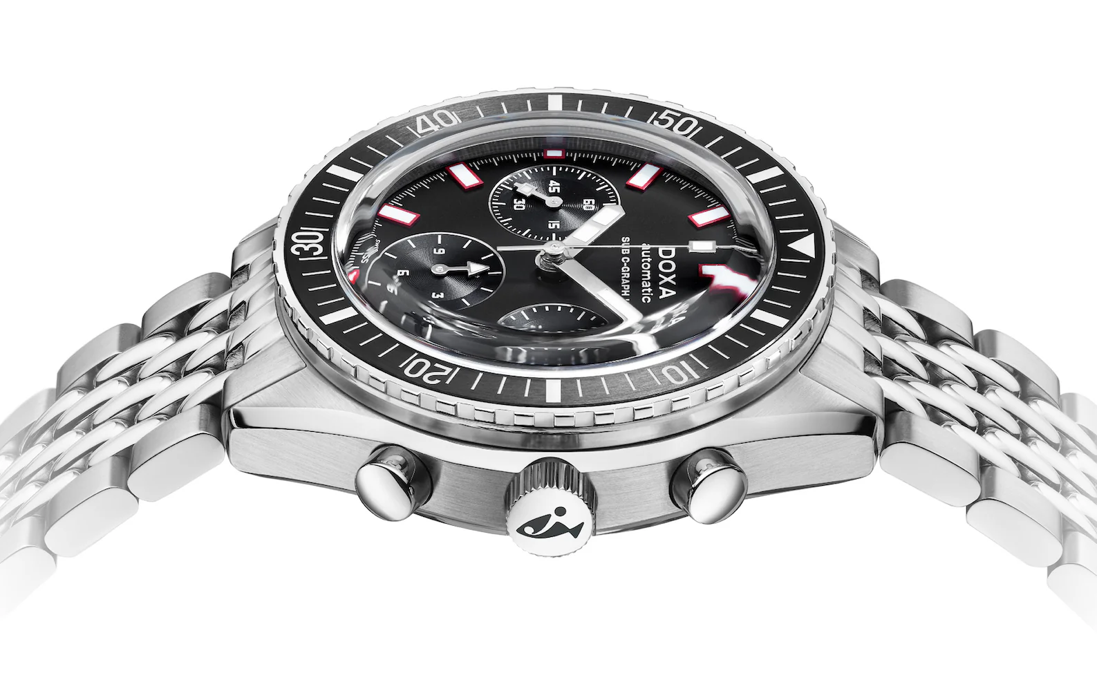 Doxa Sub 200 C-Graph II Sharkhunter Bracelet Watch - Image 3