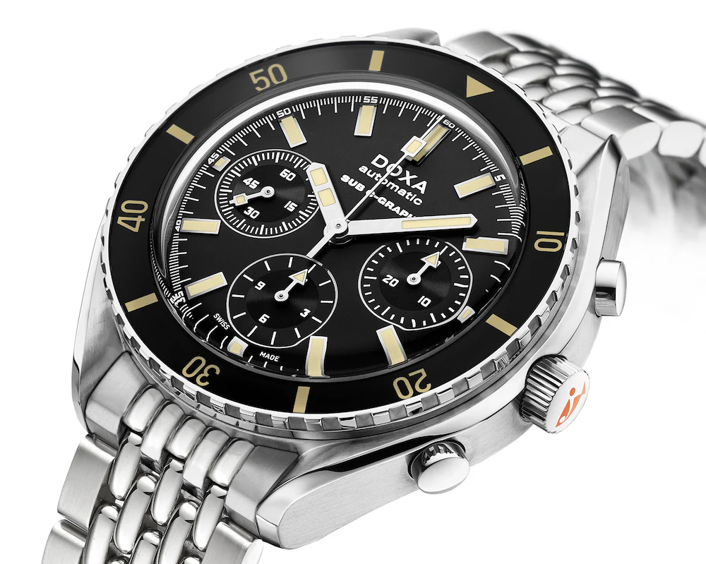 Doxa SUB 200 C-Graph Sharkhunter Bracelet Watch - Image 2