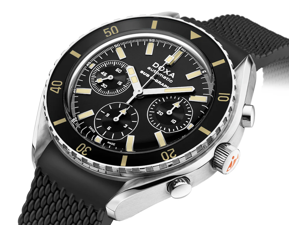 Doxa SUB 200 C-Graph Sharkhunter Rubber Watch - Image 2