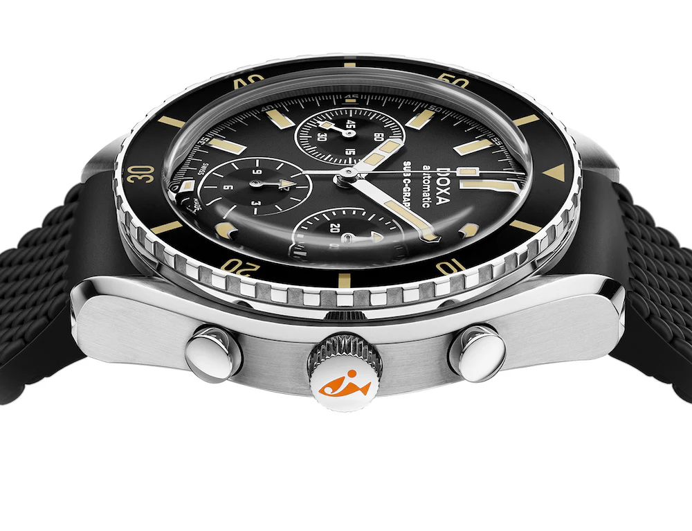 Doxa SUB 200 C-Graph Sharkhunter Rubber Watch - Image 3