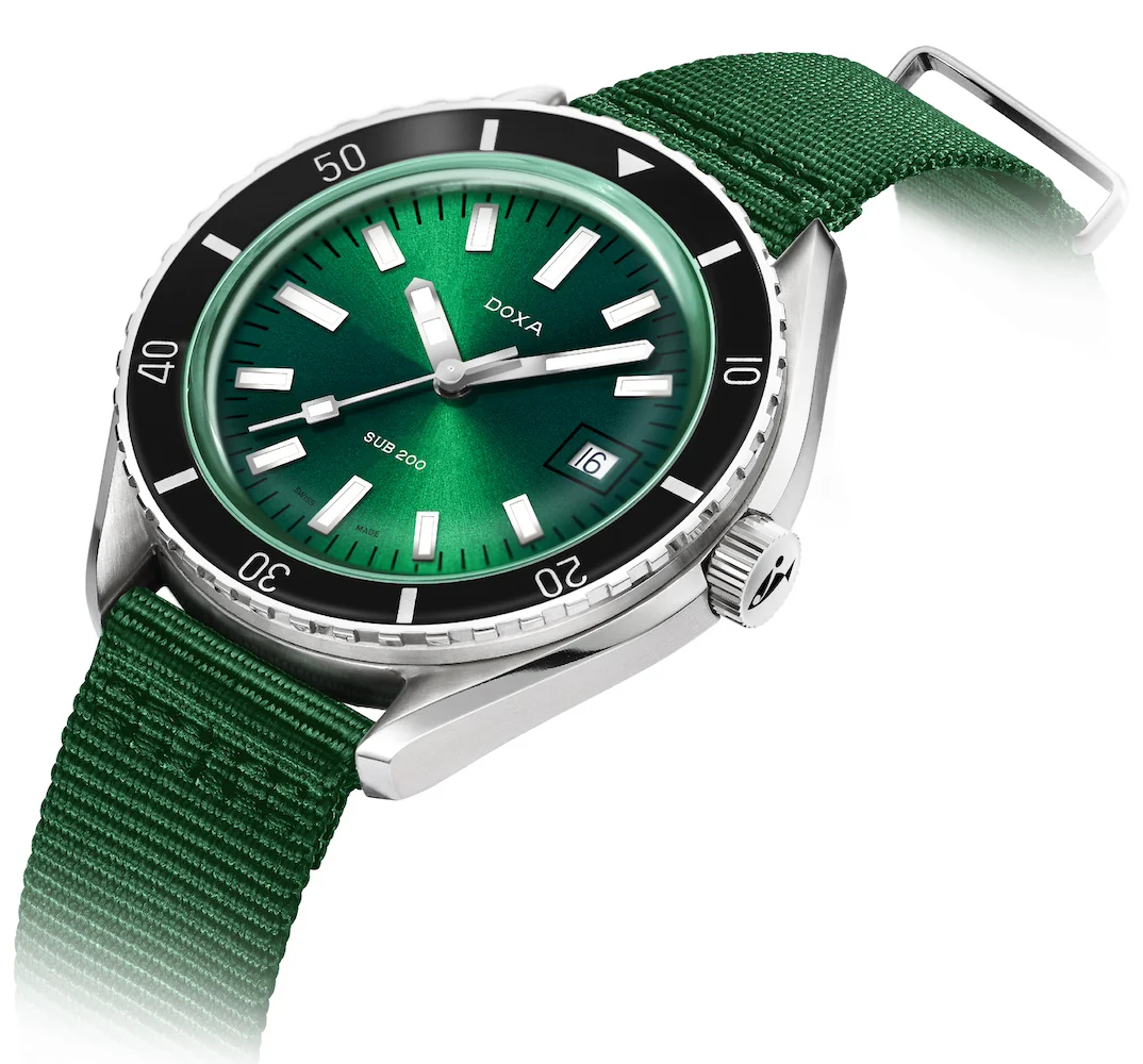 Doxa SUB 200 Sea Emerald Nato Watch - Image 2