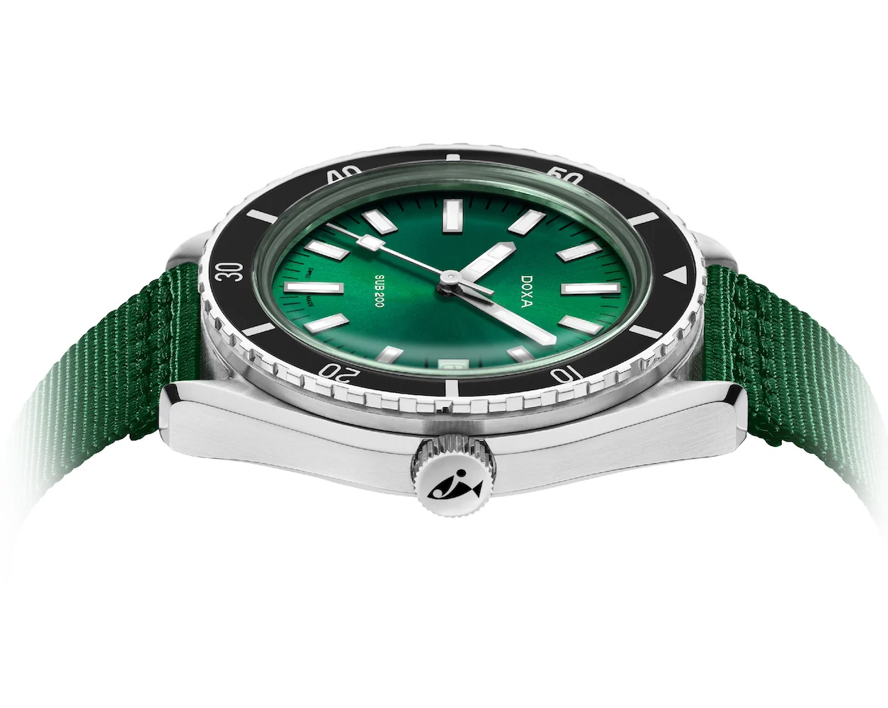 Doxa SUB 200 Sea Emerald Nato Watch - Image 3