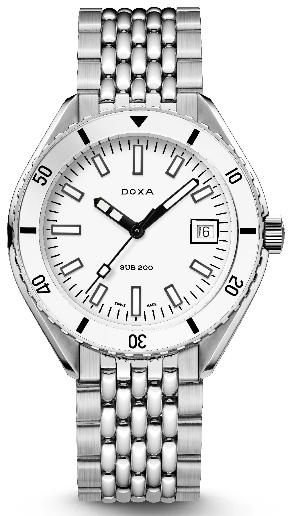 Doxa Sub 200 Whitepearl Bracelet Watch