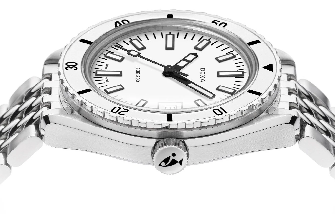 Doxa Sub 200 Whitepearl Bracelet Watch - Image 3