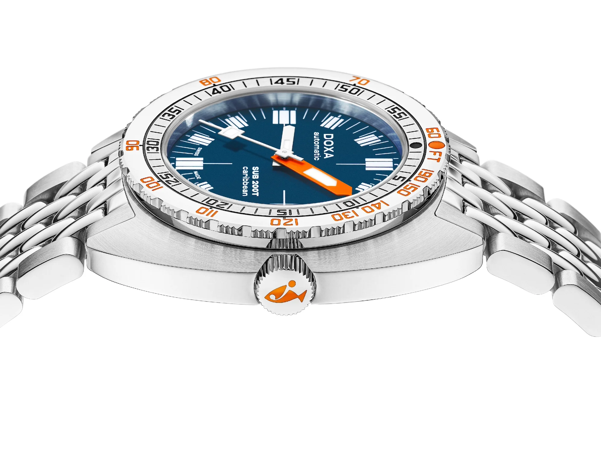Doxa SUB 200T Caribbean Iconic Bracelet Watch - Image 3
