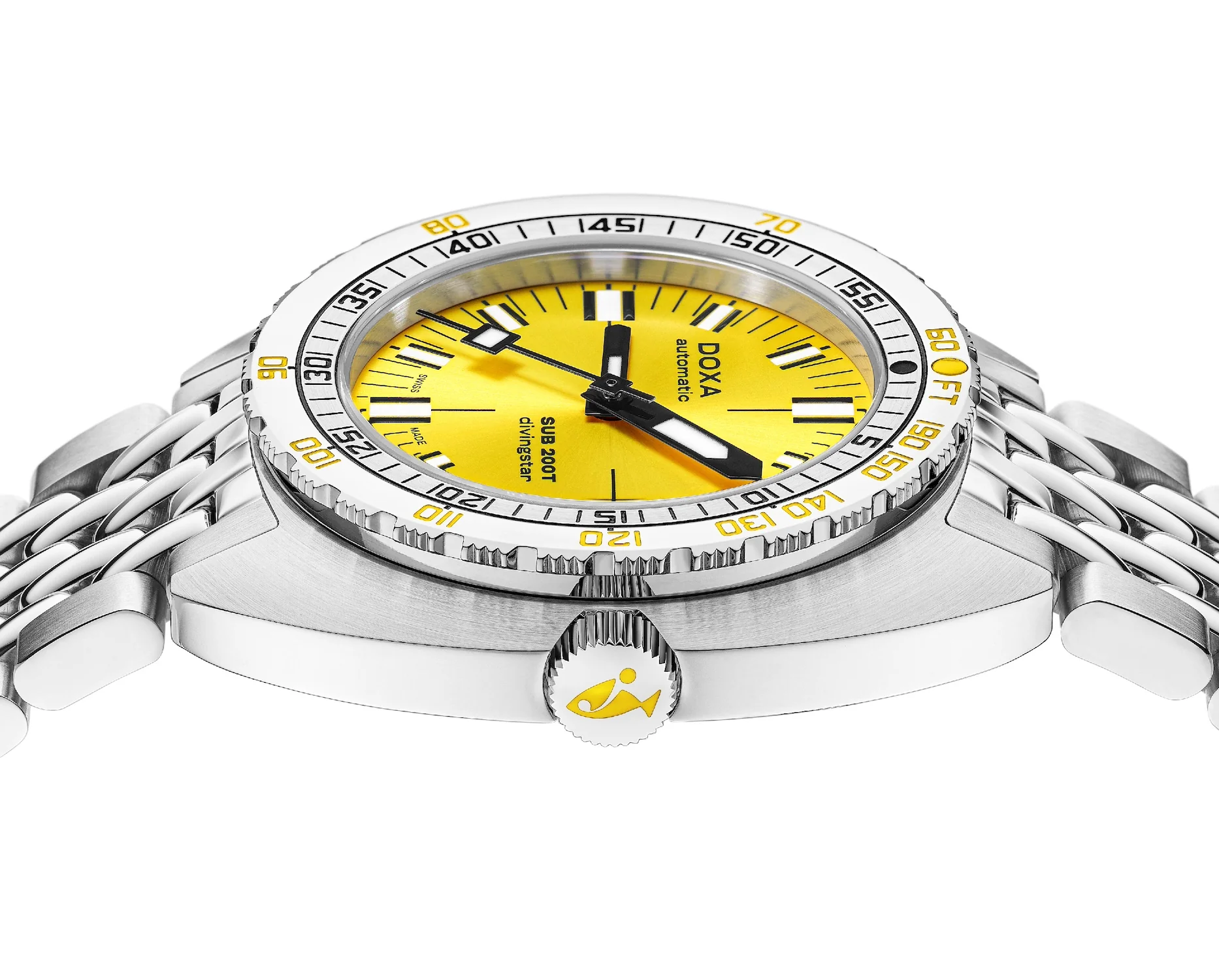 Doxa SUB 200T Divingstar Sunray Bracelet Watch - Image 3