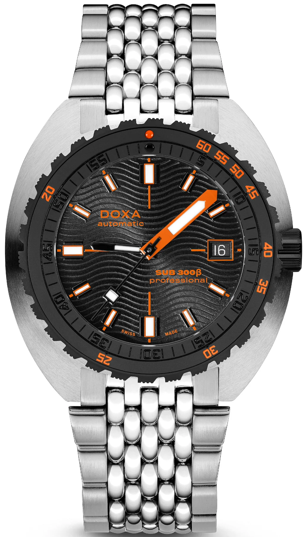 Doxa SUB 300 Beta Ceramic Steel Professional Bracelet Watch