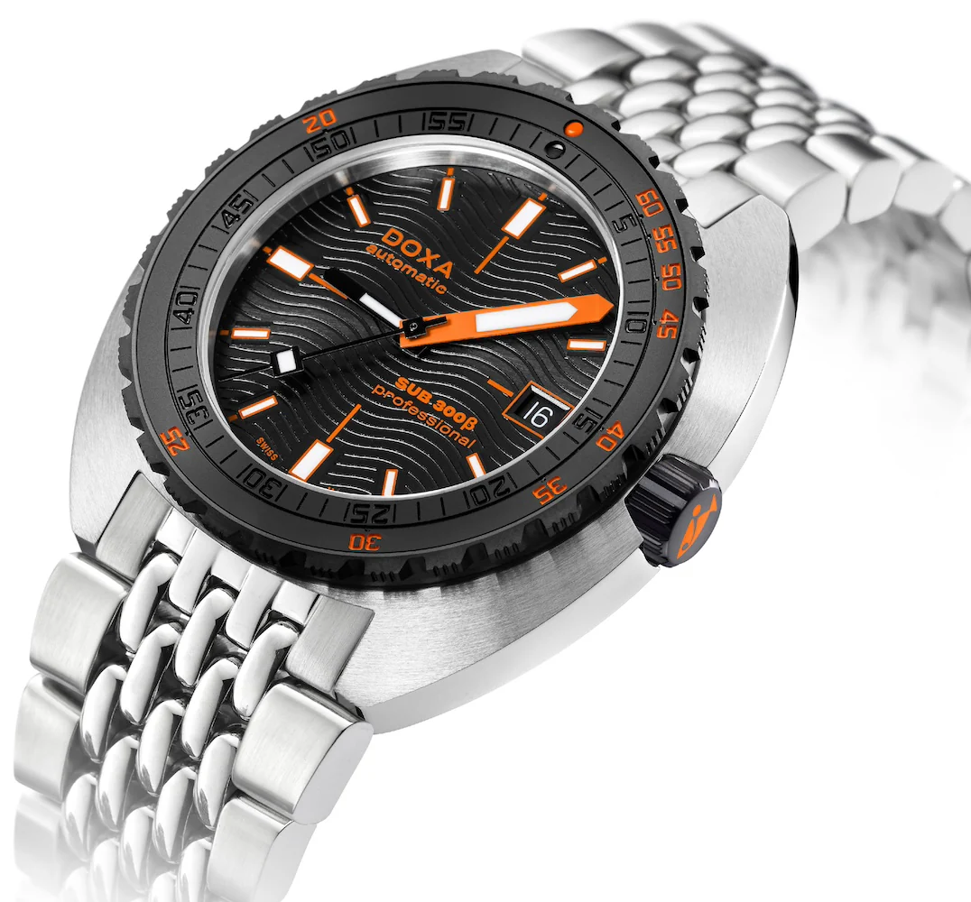 Doxa SUB 300 Beta Ceramic Steel Professional Bracelet Watch - Image 2