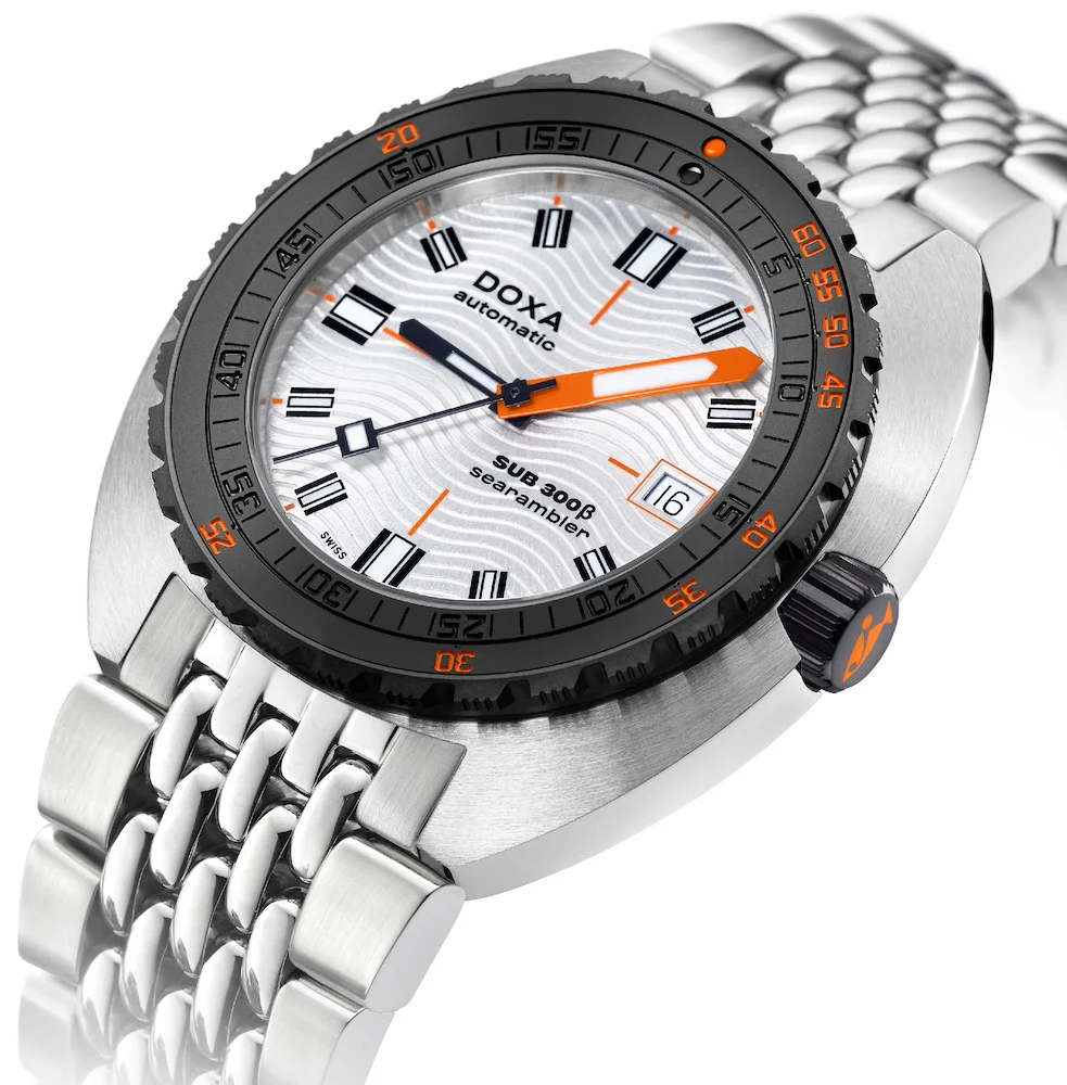 Doxa SUB 300 Beta Ceramic Steel Searambler Bracelet Watch - Image 2