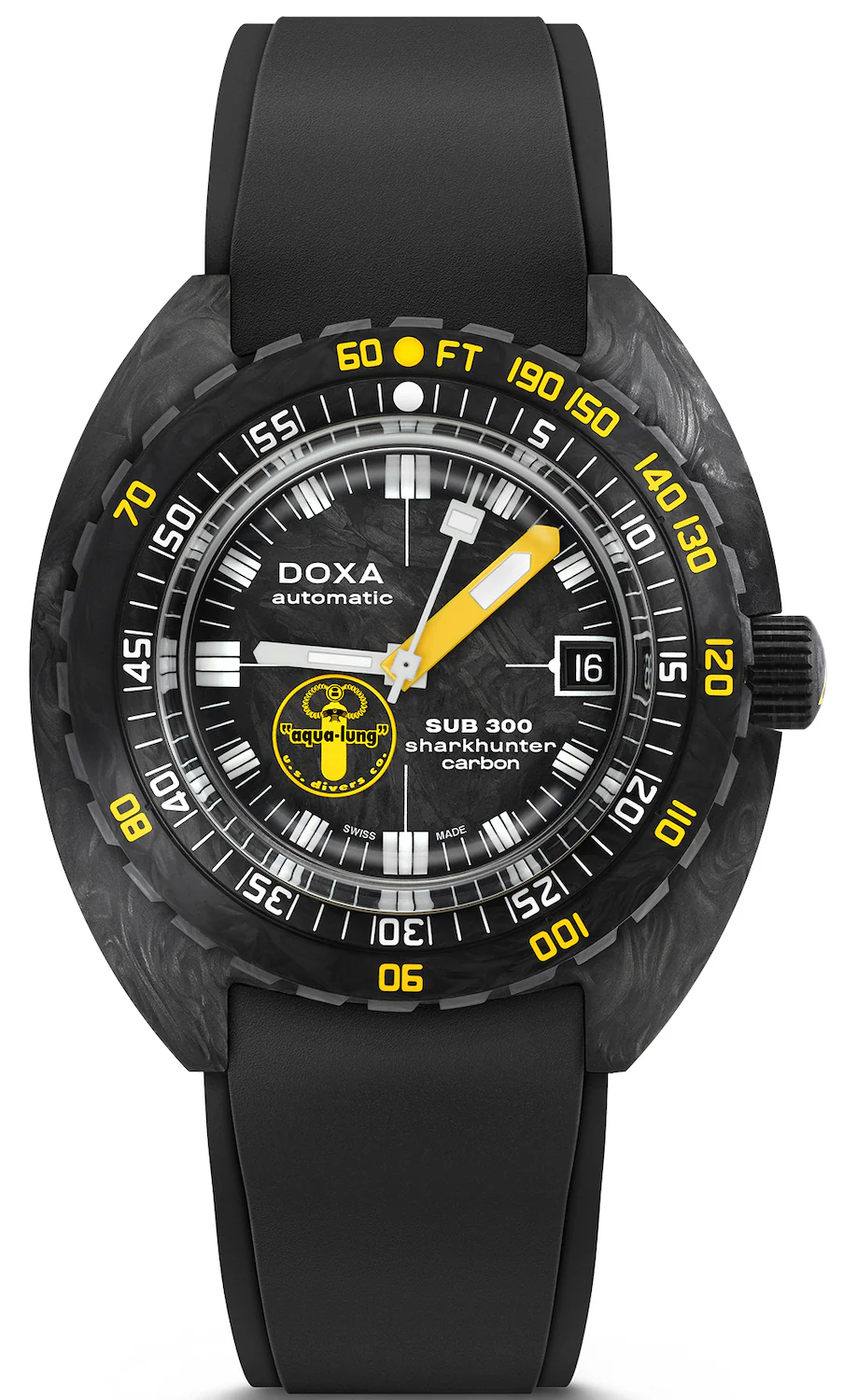 Doxa Sub 300 Carbon Aqua Lung US Divers Limited Edition Watch