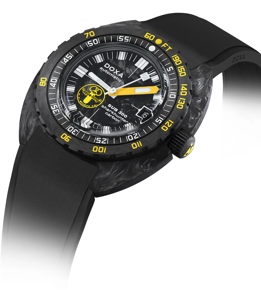 Doxa Sub 300 Carbon Aqua Lung US Divers Limited Edition Watch - Image 2