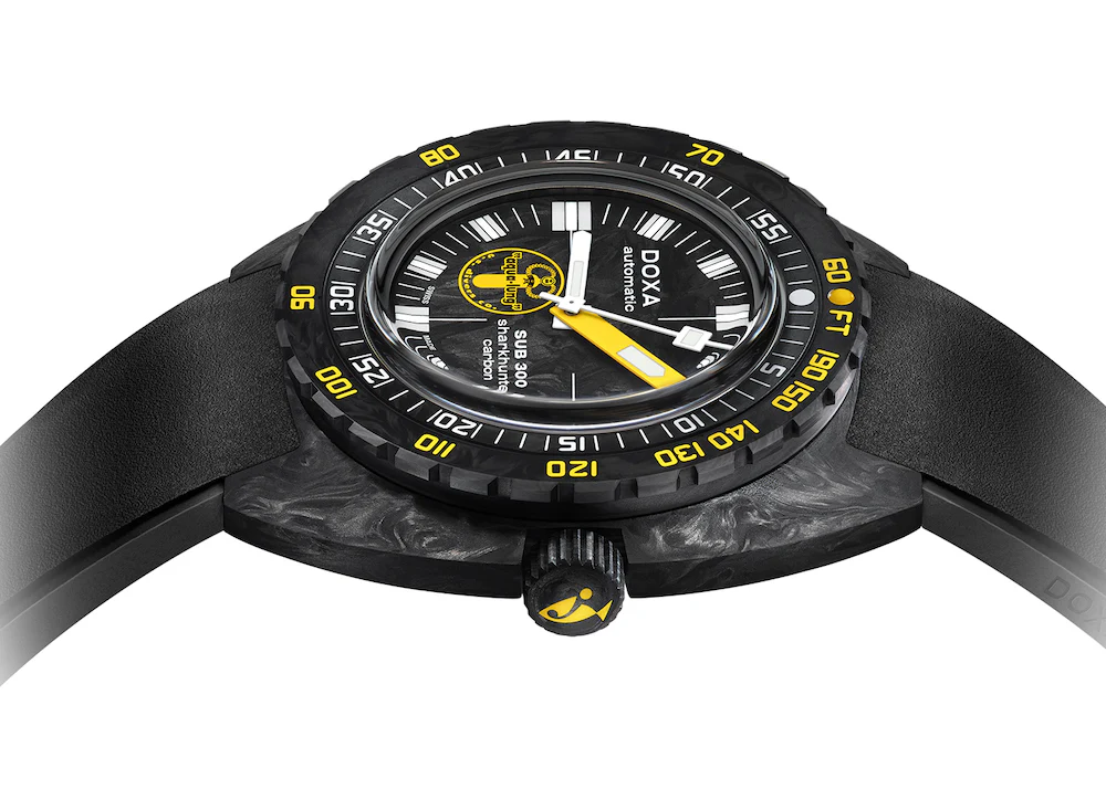 Doxa Sub 300 Carbon Aqua Lung US Divers Limited Edition Watch - Image 4