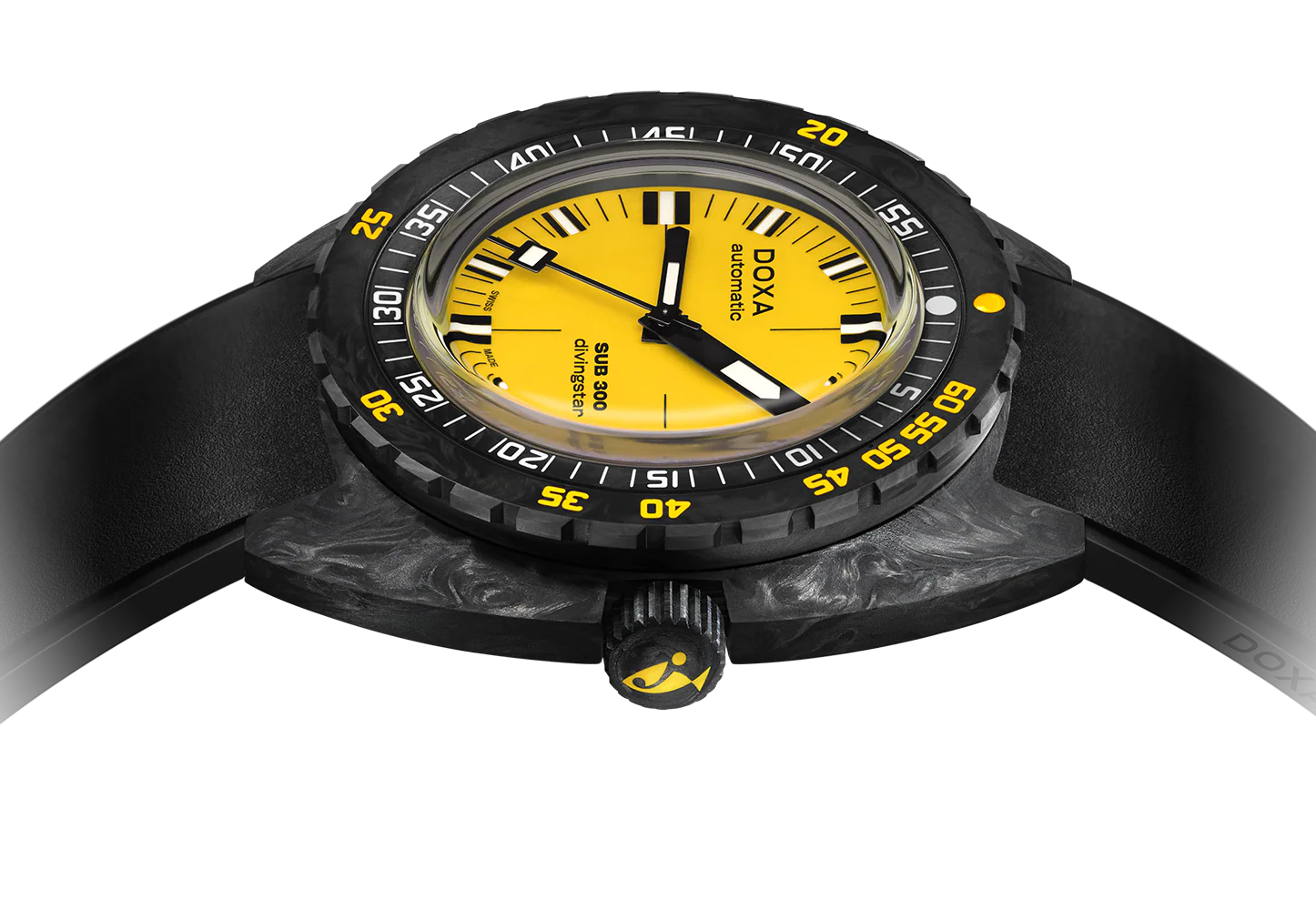 Doxa SUB 300 Carbon COSC Divingstar Rubber Watch - Image 3