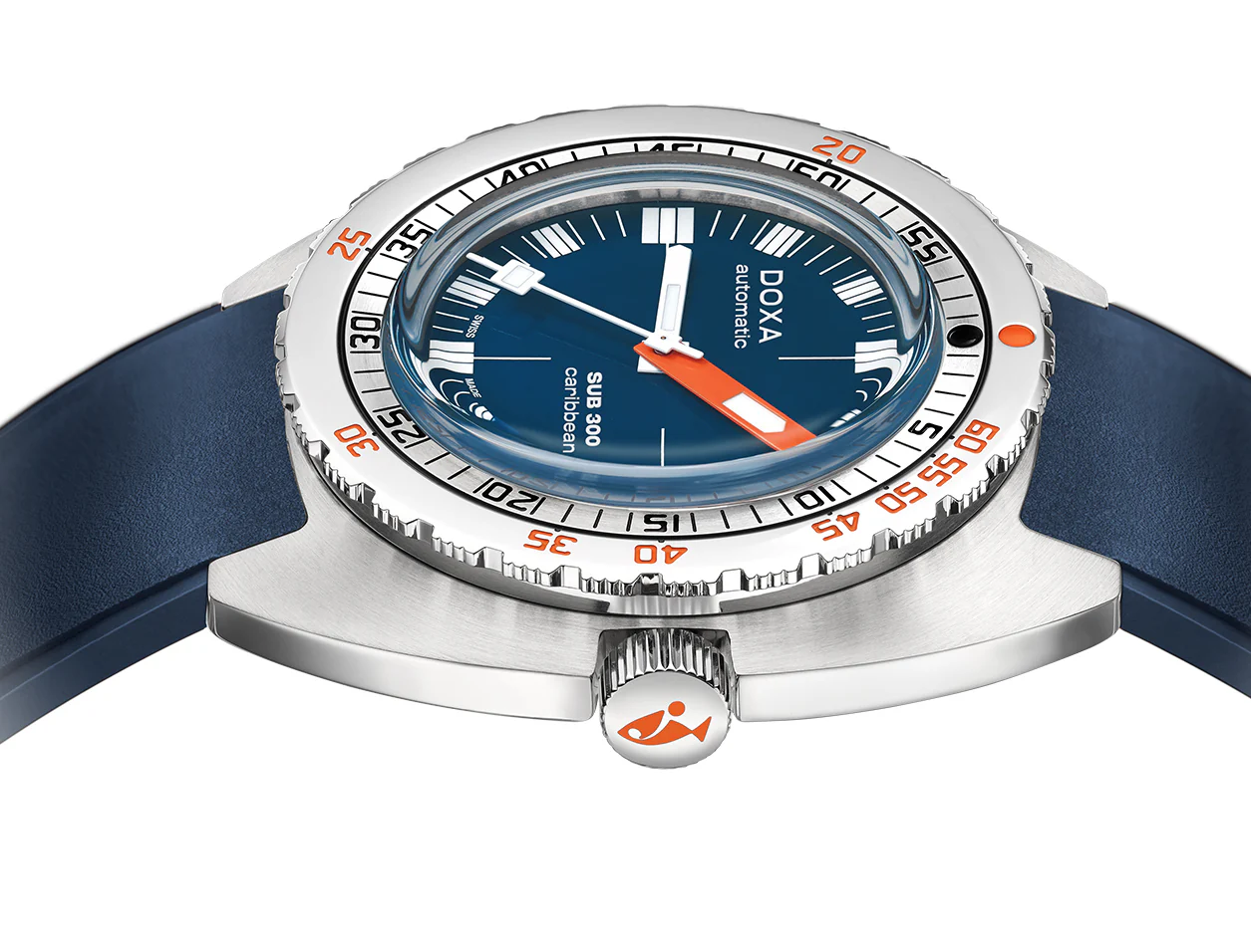Doxa SUB 300 COSC Caribbean Rubber Watch - Image 3