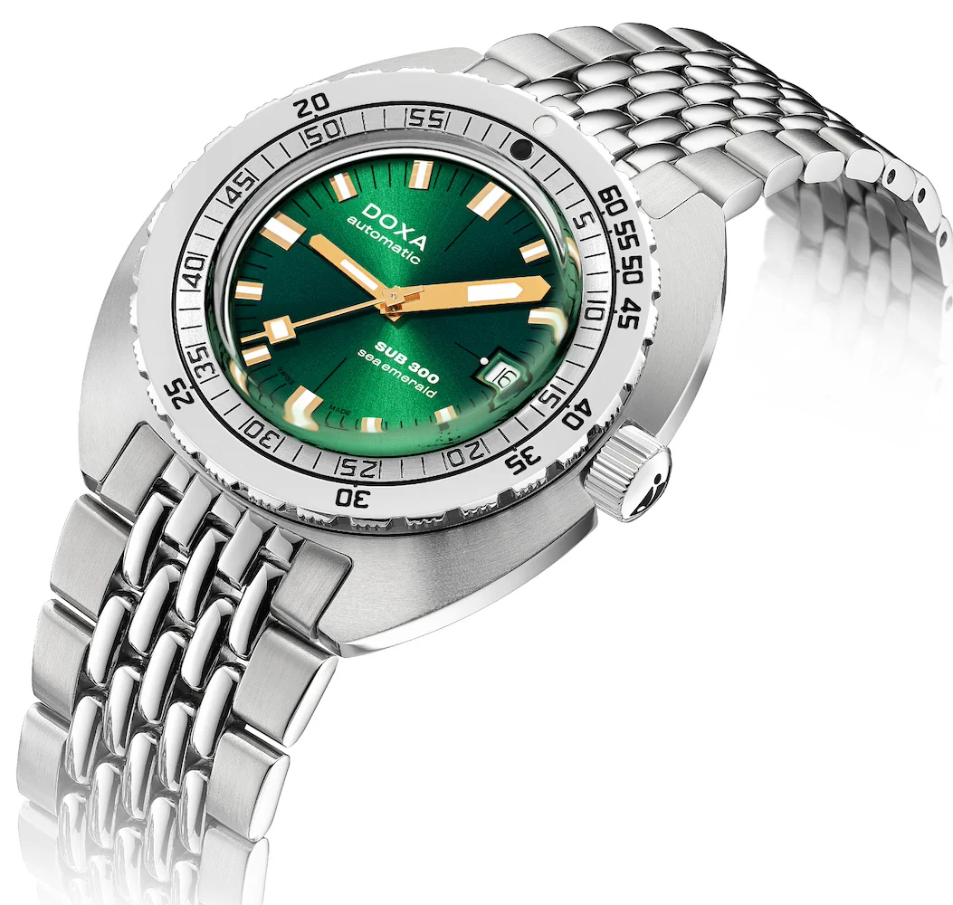 Doxa SUB 300 Sea Emerald Bracelet Watch - Image 2