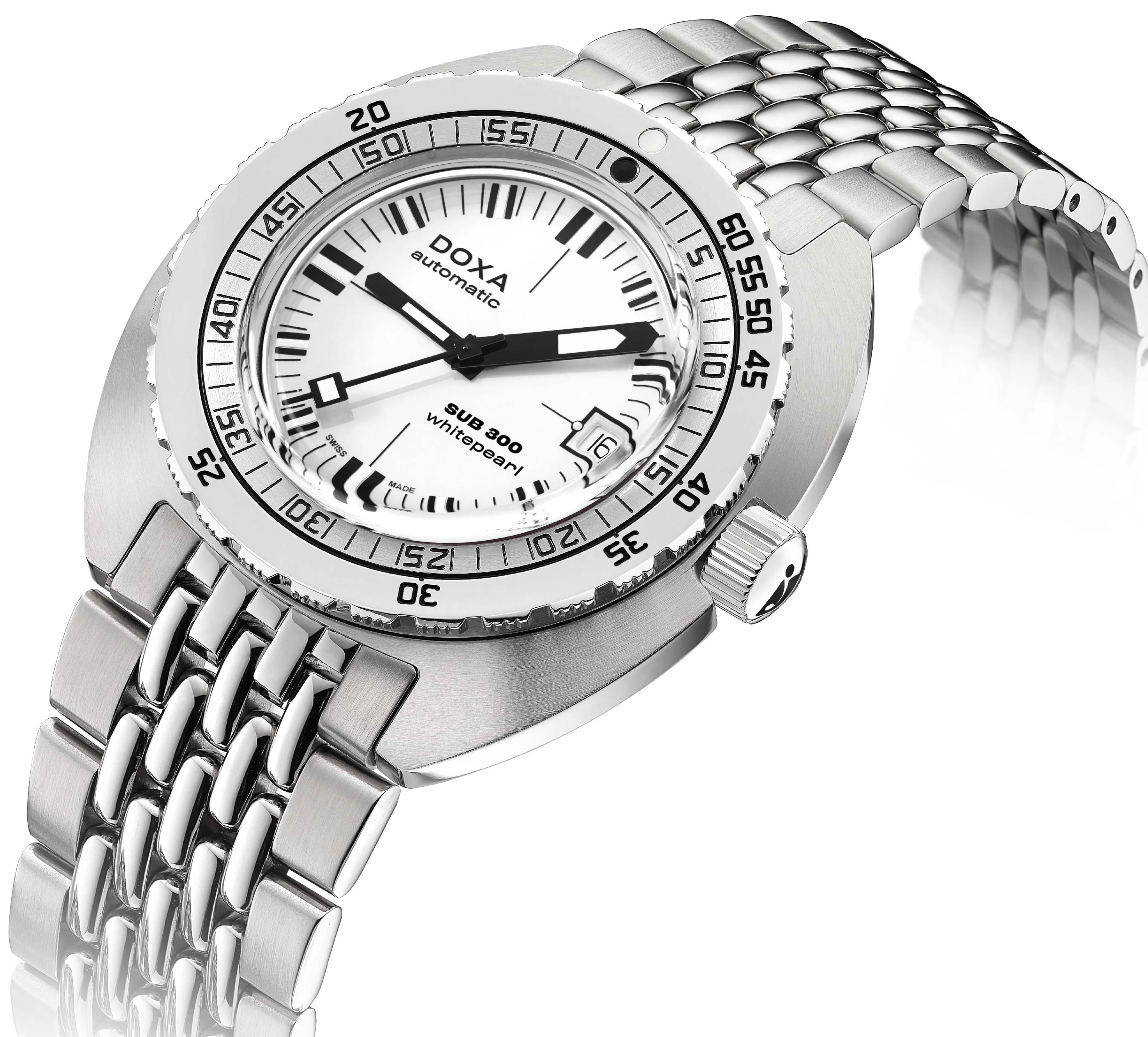 Doxa SUB 300 Whitepearl Bracelet Watch - Image 2