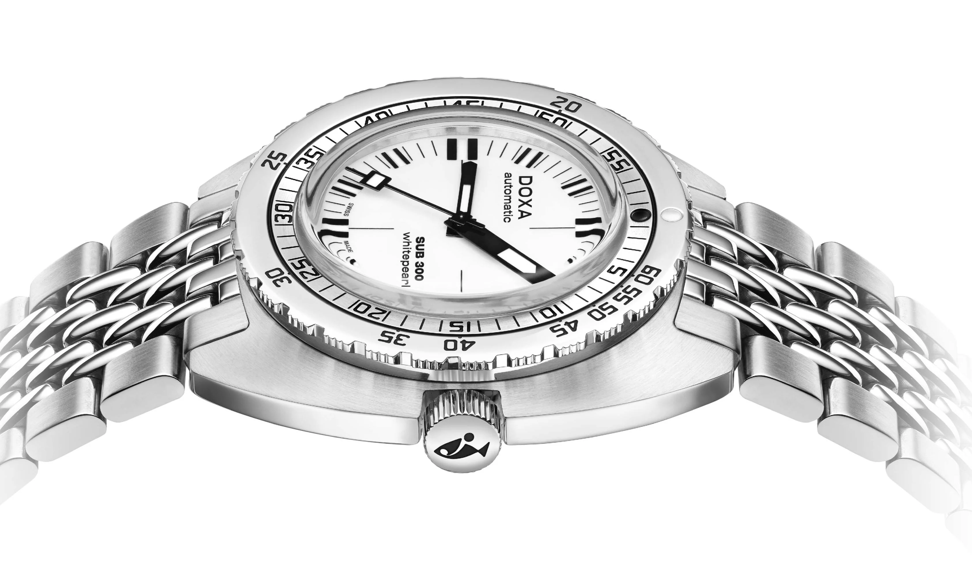 Doxa SUB 300 Whitepearl Bracelet Watch - Image 3
