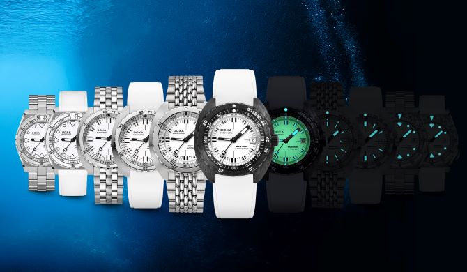 Doxa SUB 300 Whitepearl Bracelet Watch - Image 4