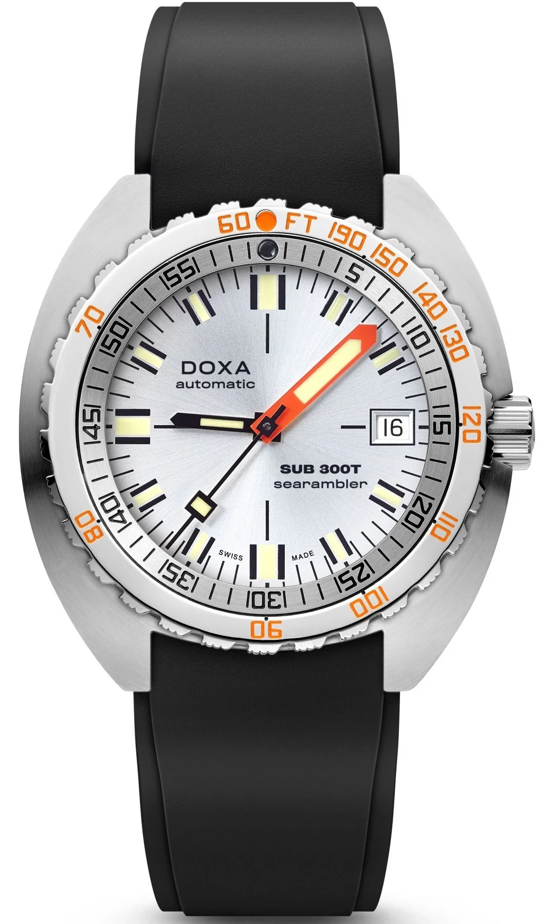 Doxa SUB 300T Searambler Rubber Watch