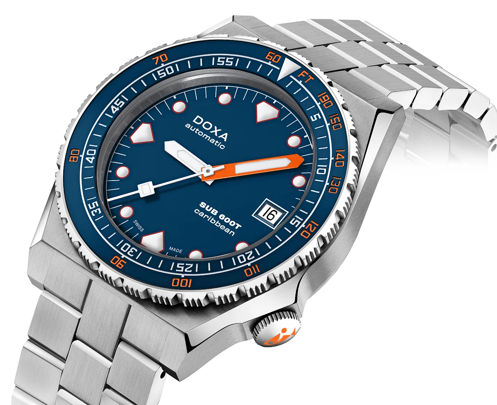 Doxa SUB 600T Caribbean Bracelet Watch - Image 2