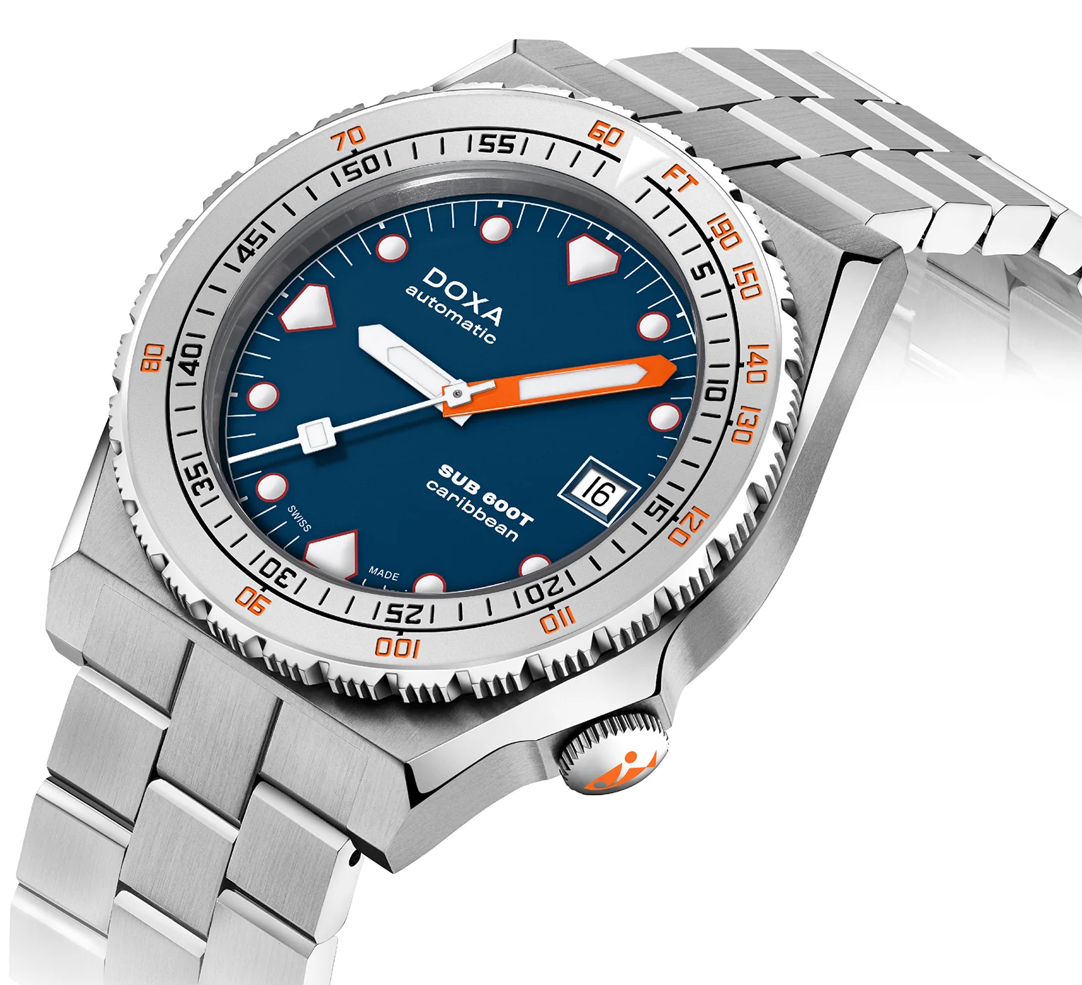 Doxa SUB 600T Caribbean Bracelet Watch - Image 2