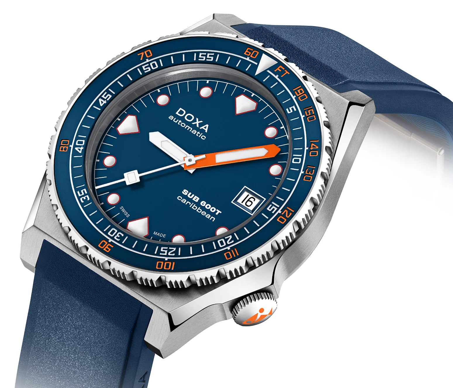 Doxa Watch SUB 600T Caribbean Rubber - Image 2