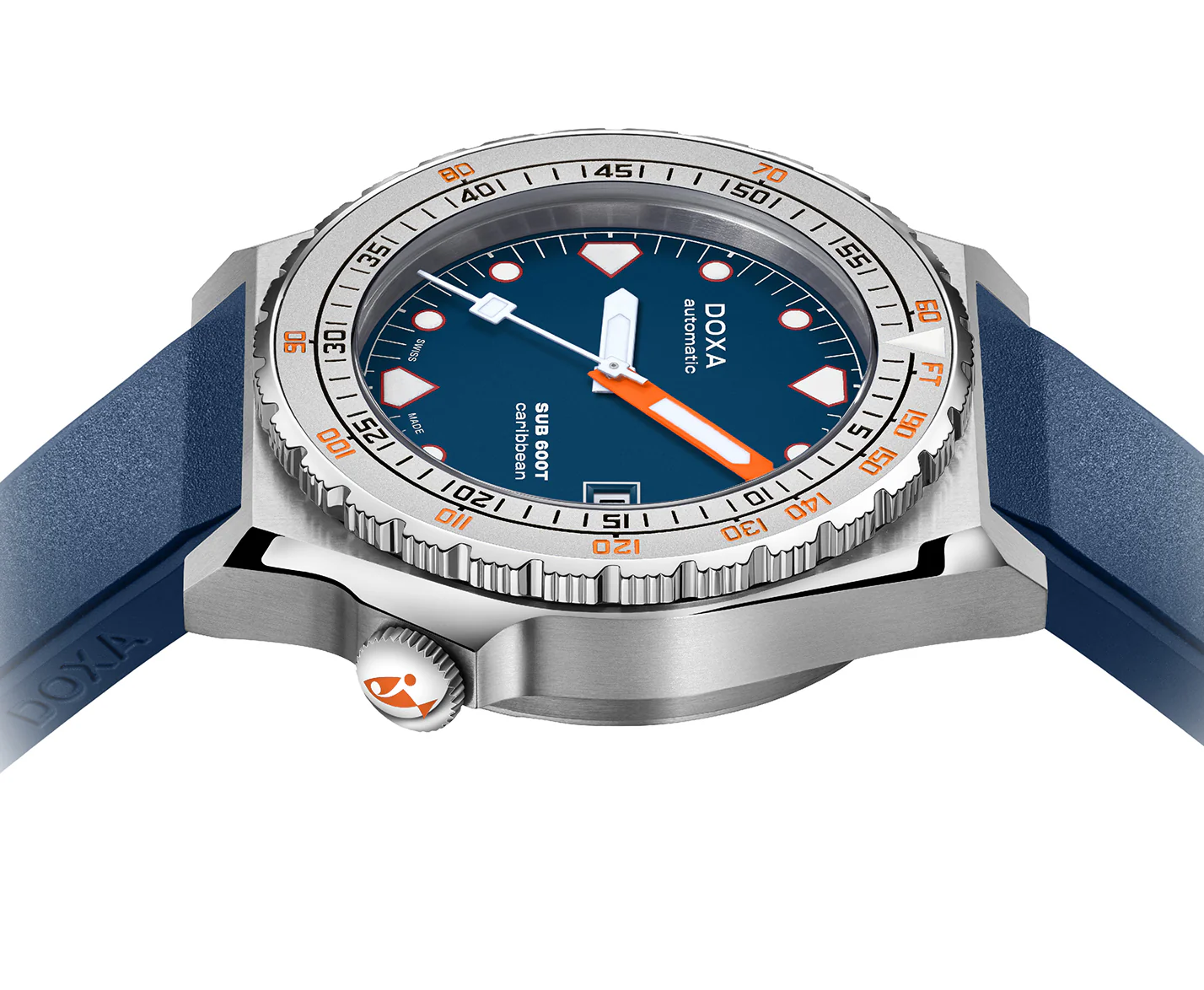 Doxa Watch SUB 600T Caribbean Rubber - Image 3