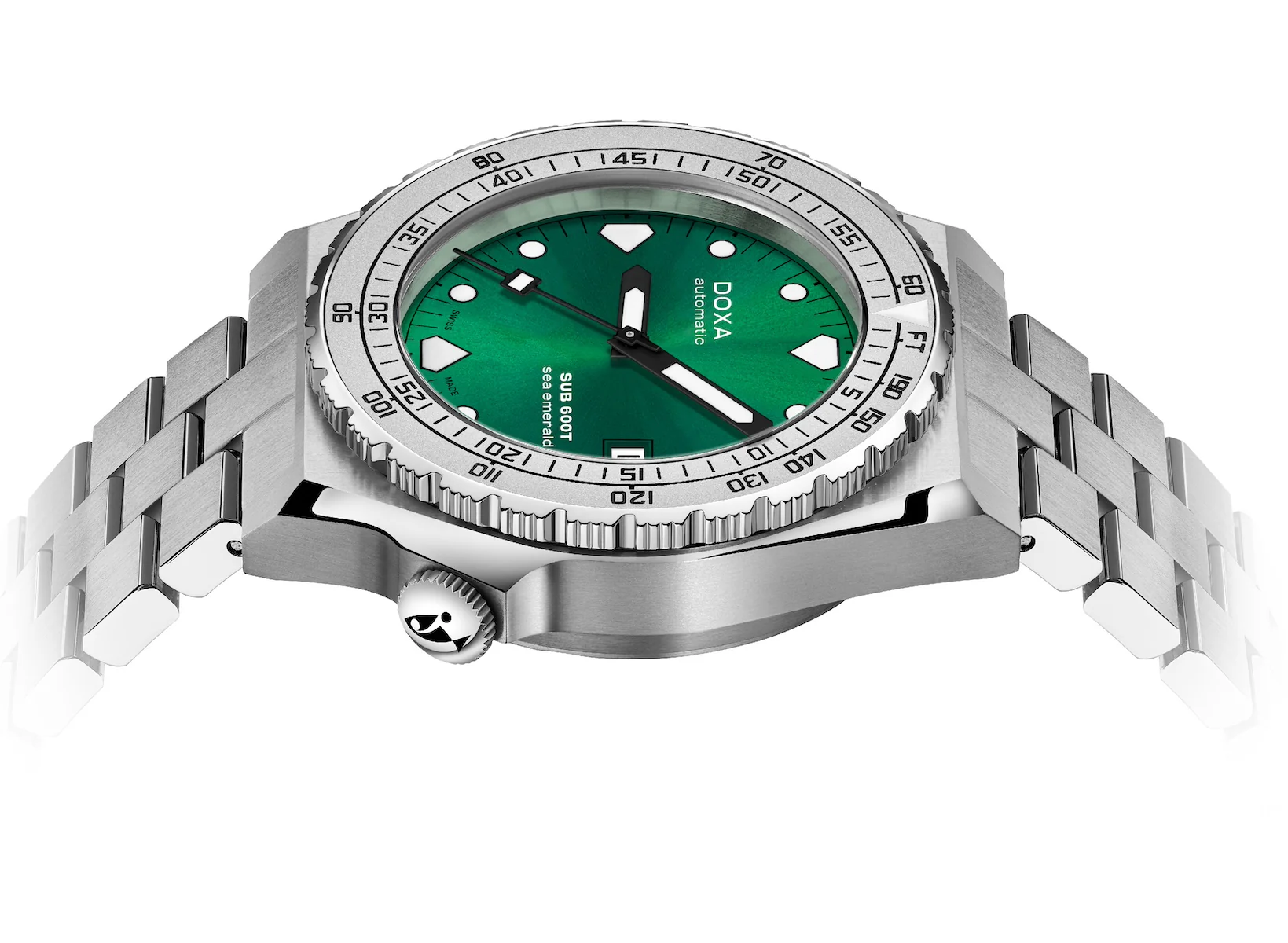 Doxa SUB 600T Sea Emerald Bracelet Watch - Image 3