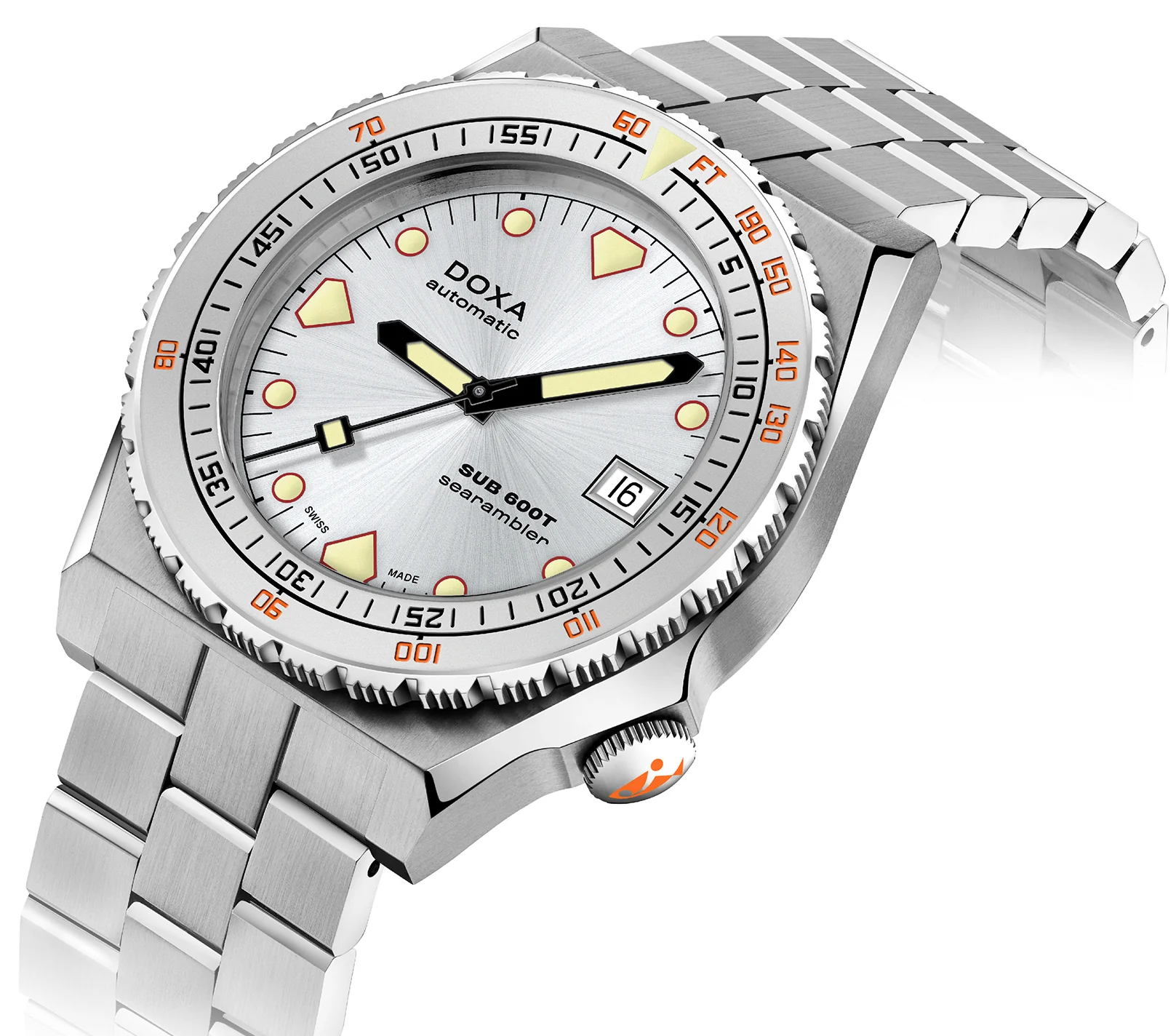 Doxa SUB 600T Searambler Bracelet Watch - Image 2
