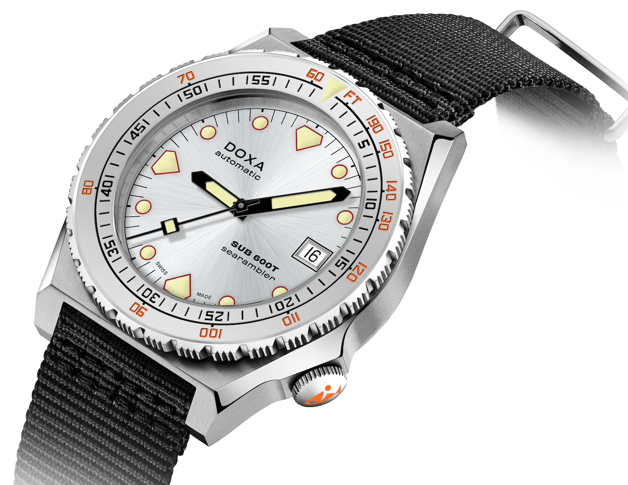 Doxa SUB 600T Searambler Nato Watch - Image 2