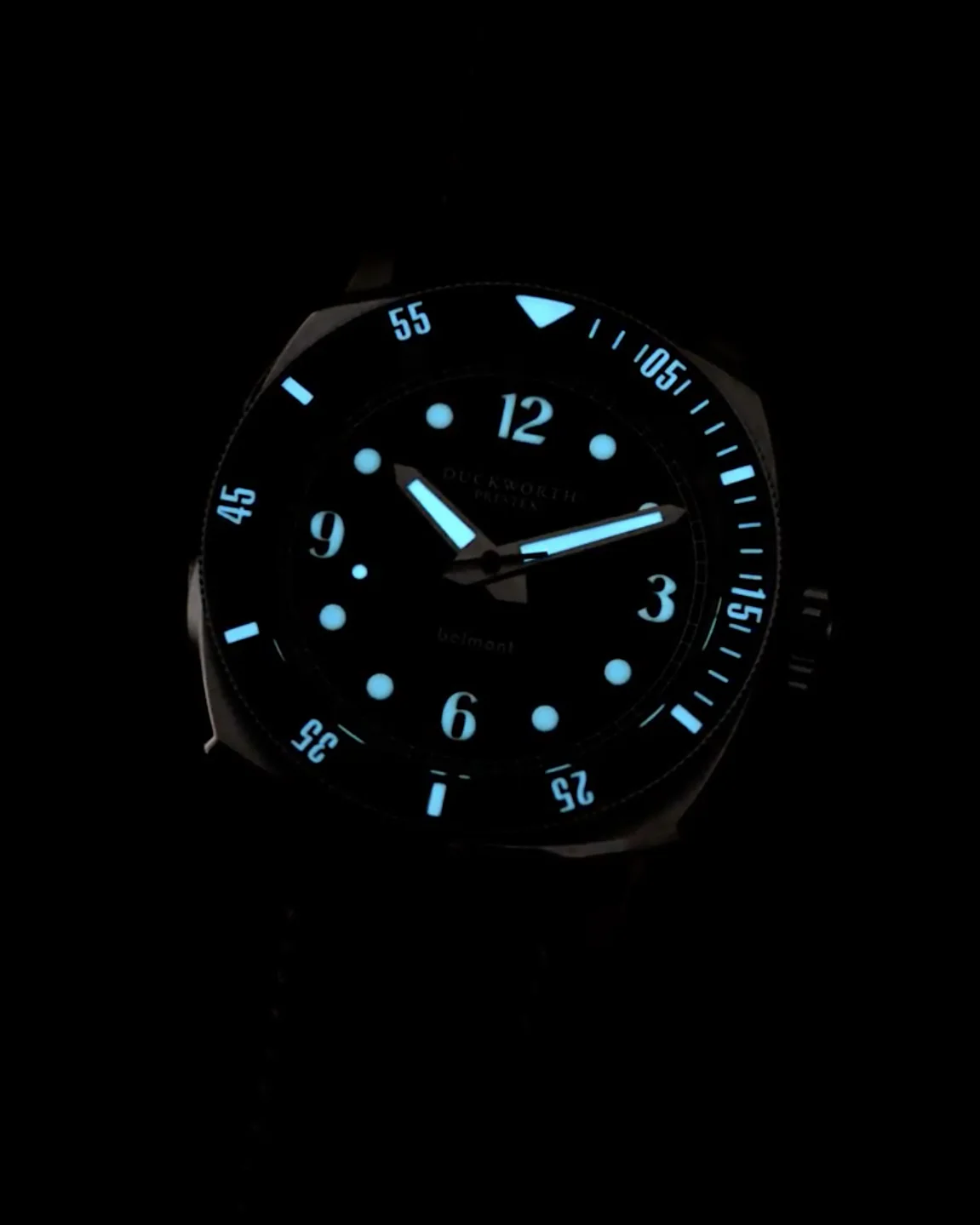 Duckworth Prestex Belmont Dive Orange Orange Rubber Watch - Image 2