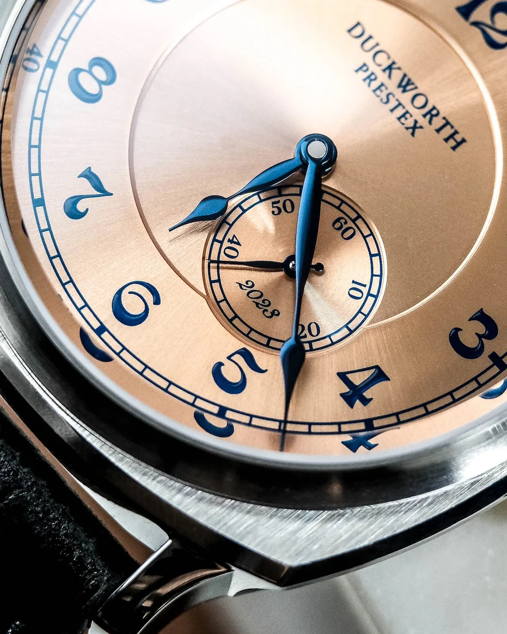 Duckworth Prestex Coronation 2023 Salmon Pink Limited Edition Watch - Image 3