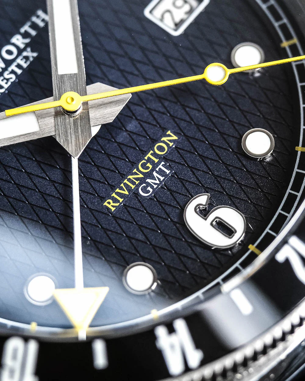 Duckworth Prestex Rivington GMT Blue Fume Steel Bracelet Watch - Image 4