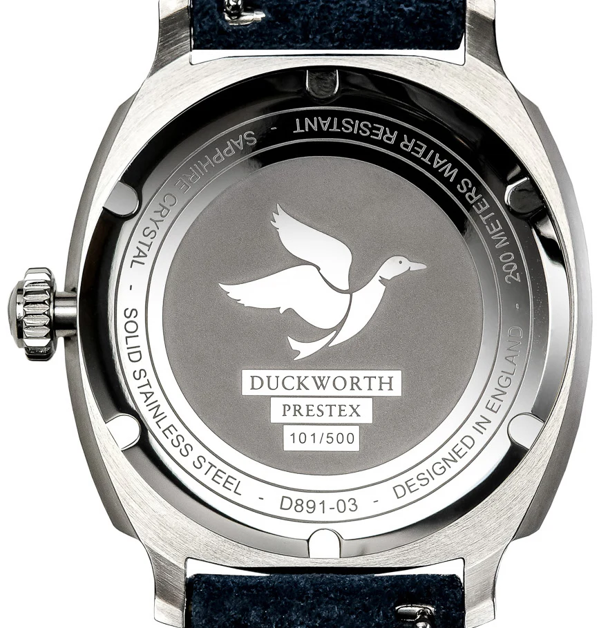 Duckworth Prestex Verimatic Orange Fume Tan Leather Watch - Image 2