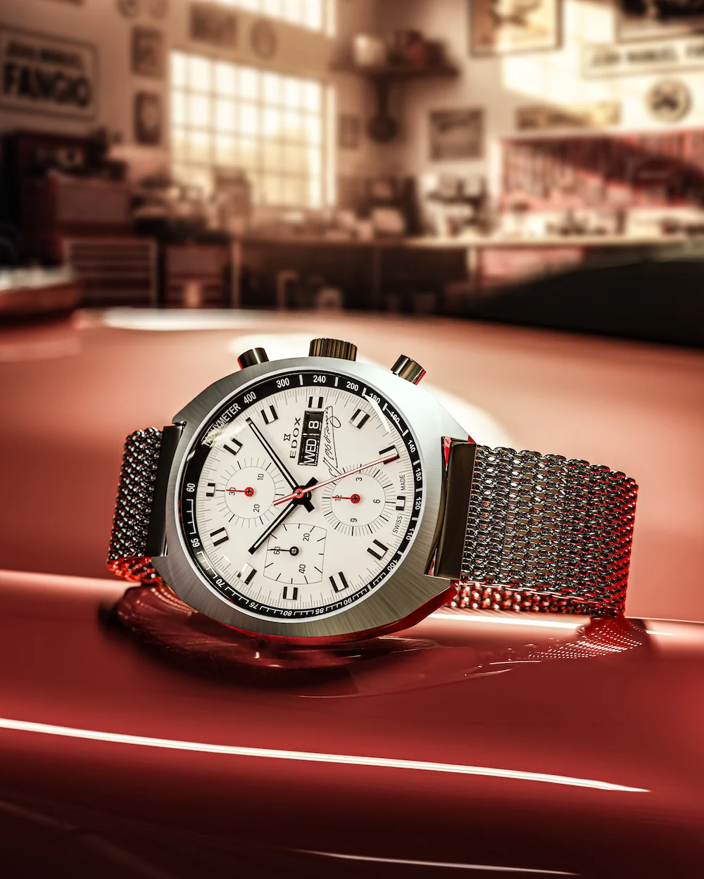 Edox Sportsman Fangio Limited Edition Watch - Image 9