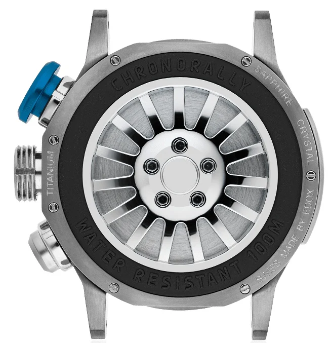 Edox Chronorally Chronograph Titanium Watch - Image 2