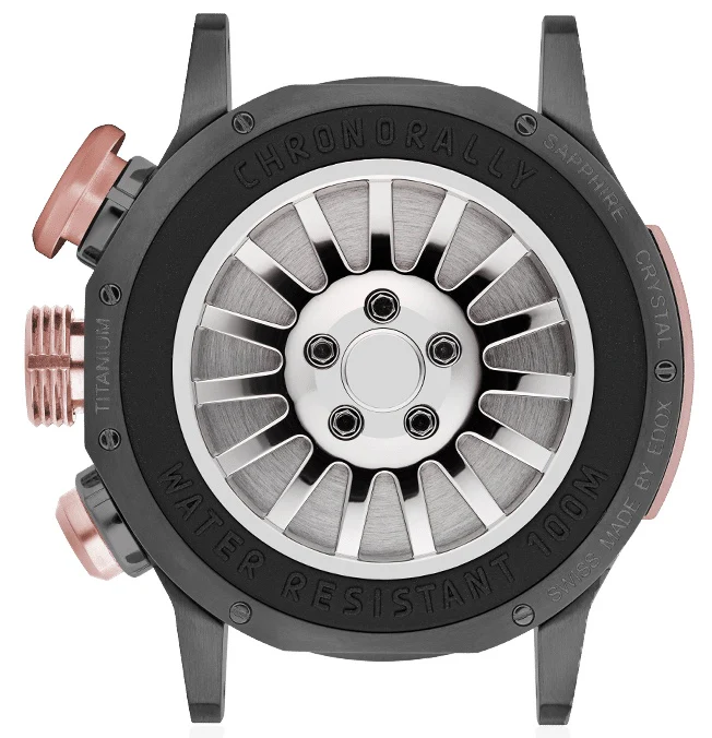 Edox Chronorally Chronograph Titanium Watch - Image 2