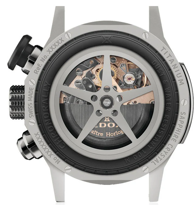 Edox Chronorally Chronograph Titinium - Image 7