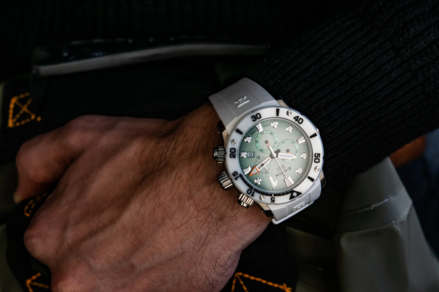 Edox CO-1 Chrono Quartz Titanium Watch - Image 10