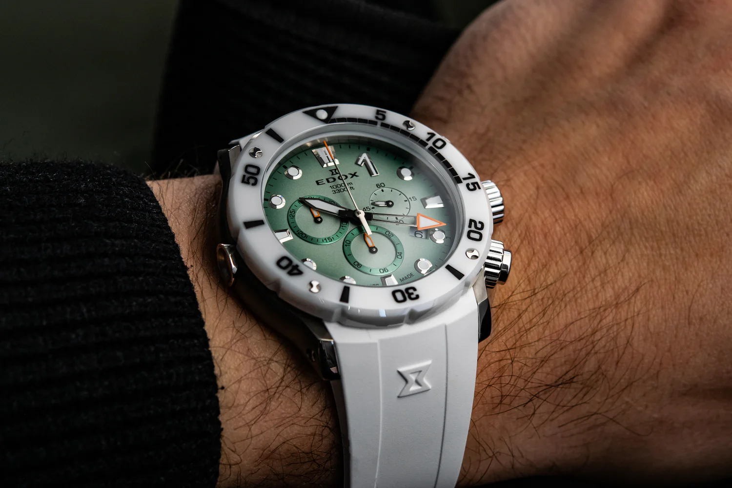 Edox CO-1 Chrono Quartz Titanium Watch - Image 11