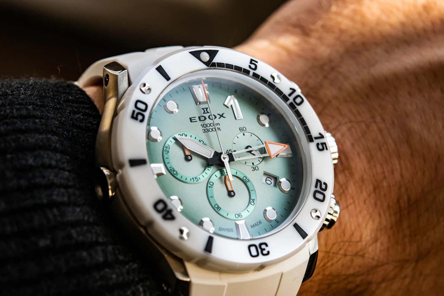 Edox CO-1 Chrono Quartz Titanium Watch - Image 9