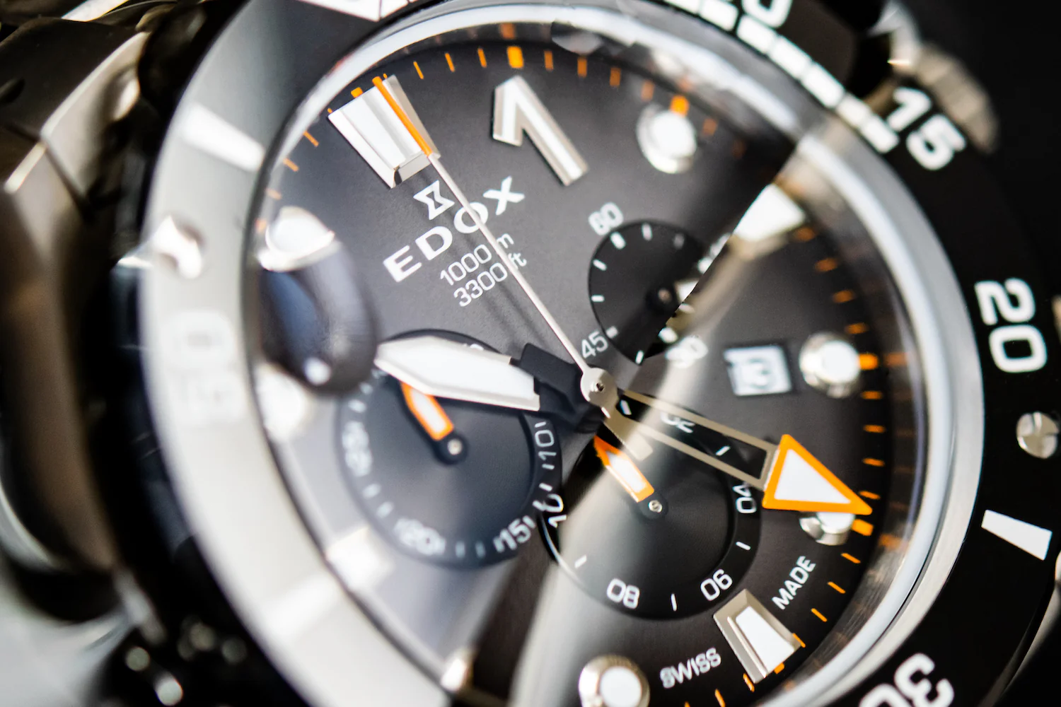 Edox CO-1 Chrono Quartz Titanium Watch - Image 5