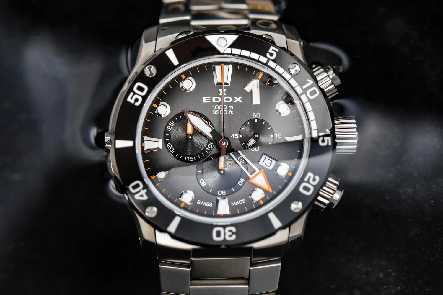 Edox CO-1 Chrono Quartz Titanium Watch - Image 6