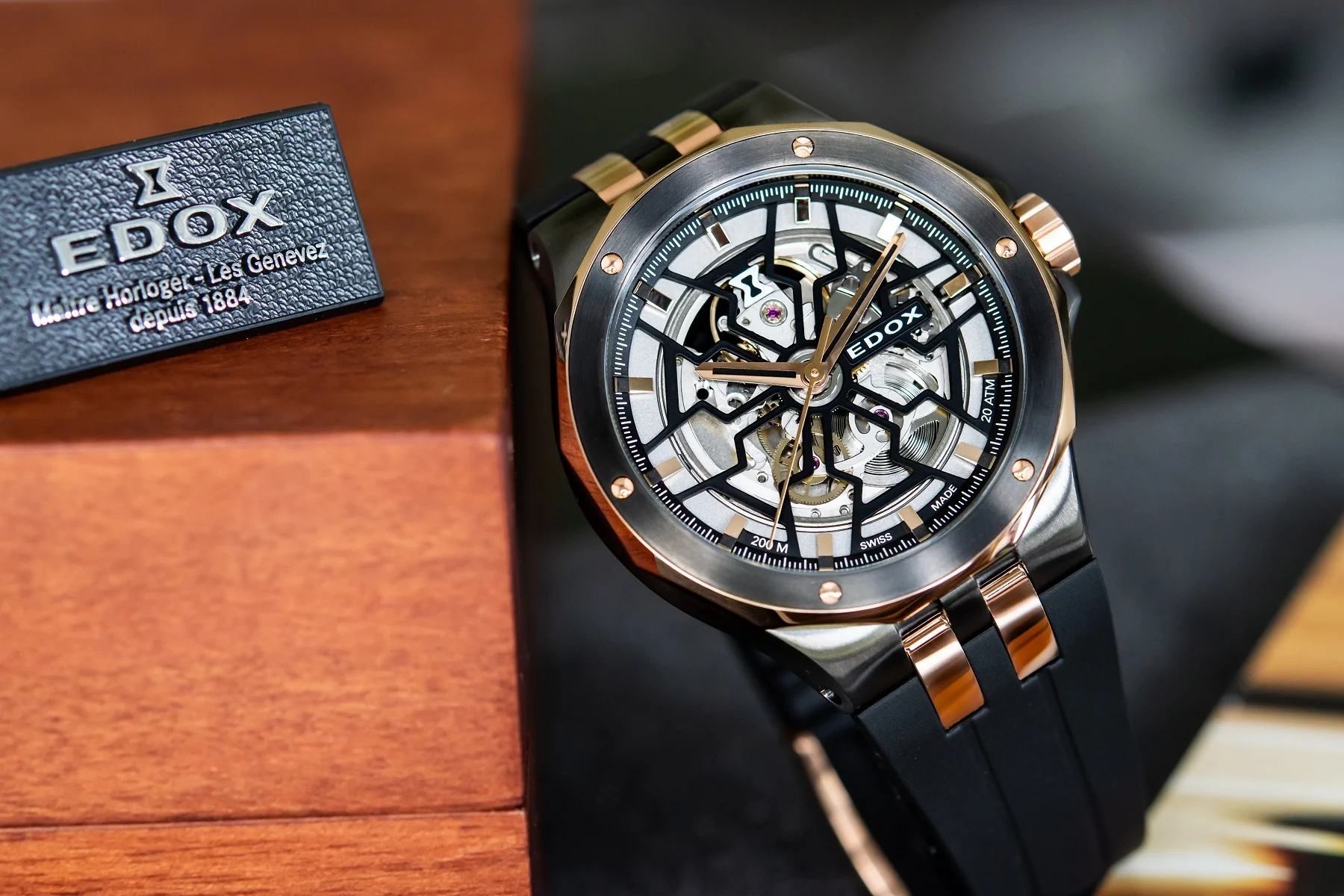Edox Delfin Mecano 3 Hands Skeleton - Image 2