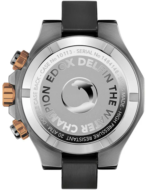 Edox Delfin The Original Chronograph Mens Watch - Image 2