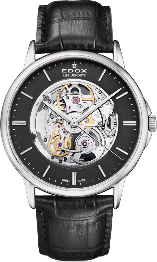 Edox Watch Les Bemonts Automatic Skeleton