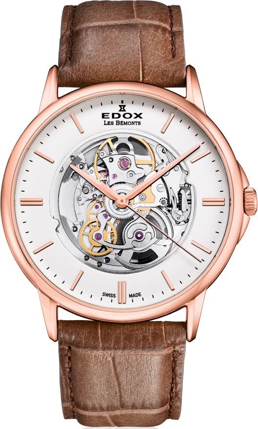 Edox Watch Les Bemonts Automatic Skeleton