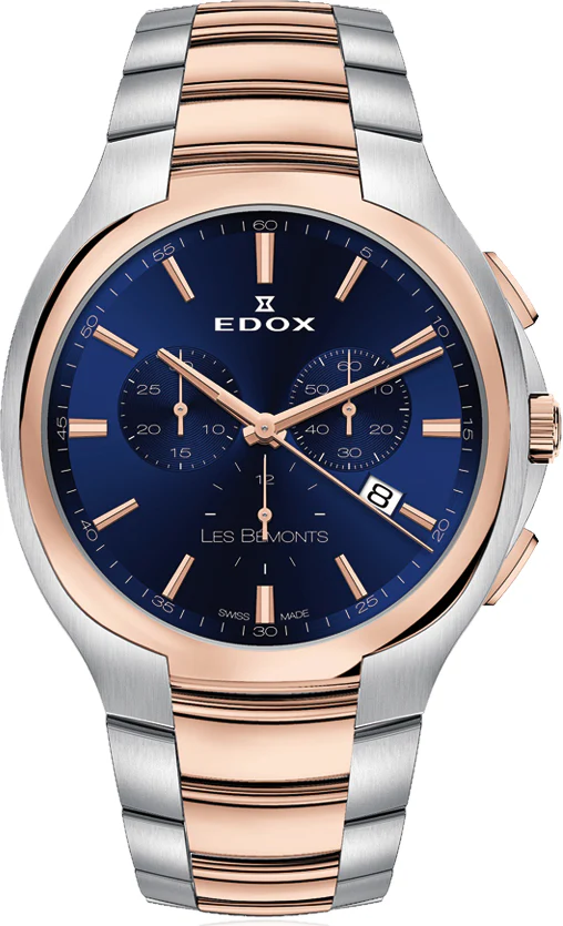 Edox Les Bemonts Chrono Quartz Watch